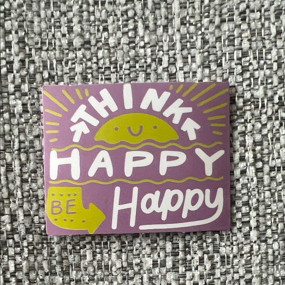 4/$10 ‘Think Happy Be Happy’ Sticker